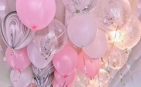 Как украсить комнату шарами на детский день рождения: фото идеи