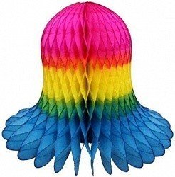 Колокол Разноцветный 30 см