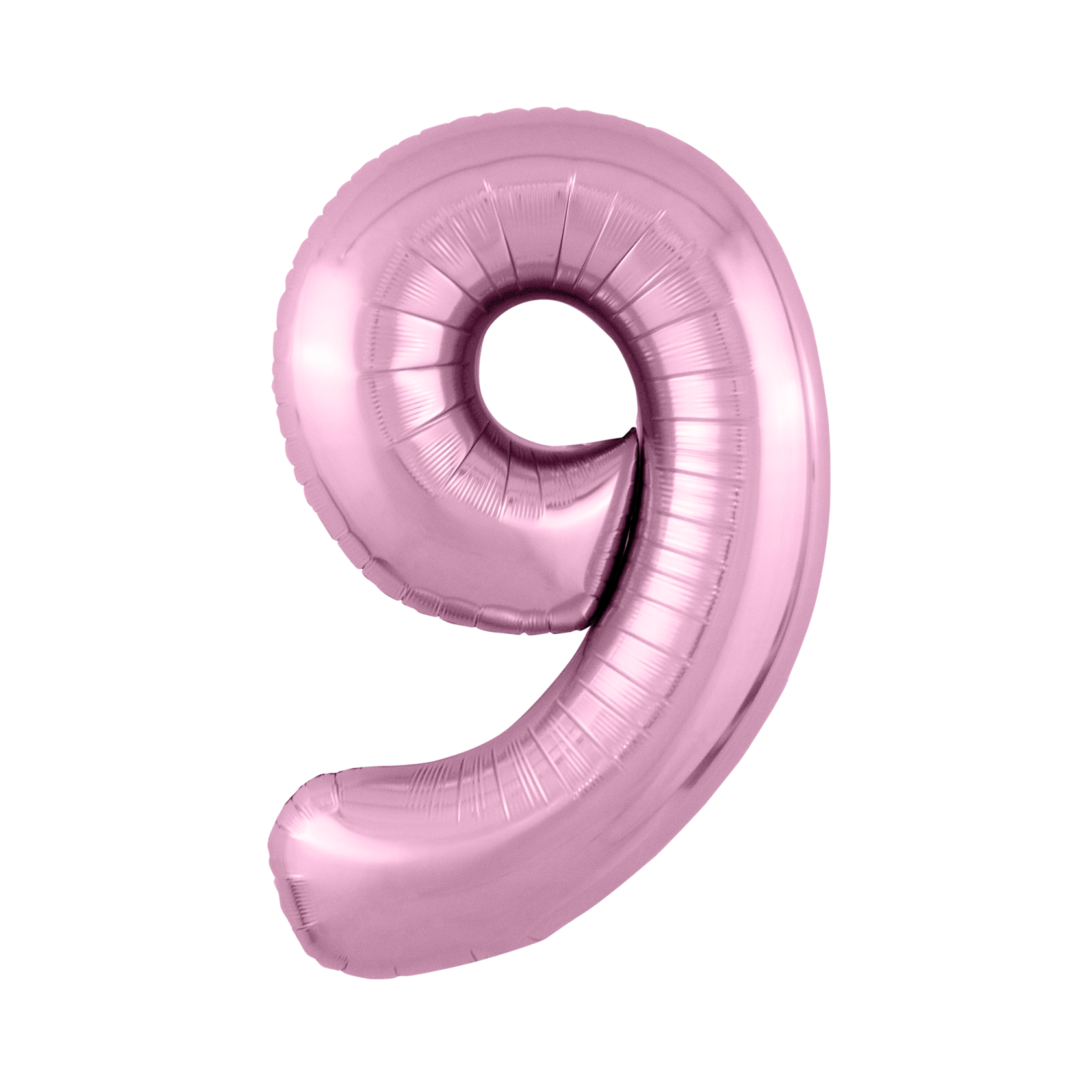 Шар фигура Цифра 9 Розовая