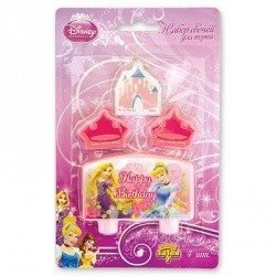 Свечи для торта Disney HB Принцессы,4шт