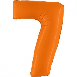Шар фигура цифра 7 Оранжевая