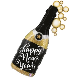 Шар фигура HNY Бутылка шамп с пузырьками