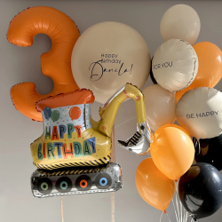 Готовое решение «Оранжевый экскаватор»