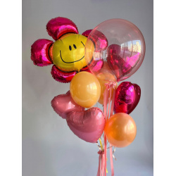 Букет из шаров «Вино и апельсин»